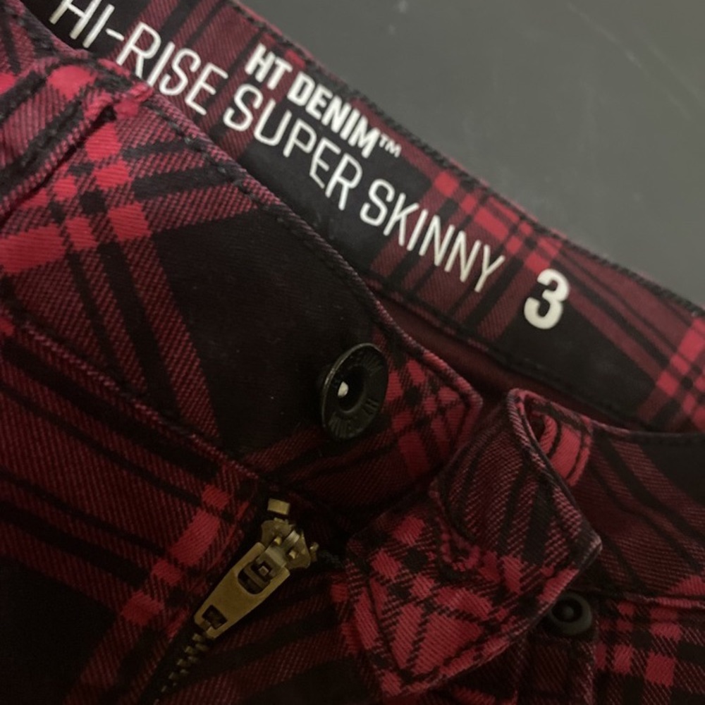 a976-A4~ HT Denim, Hot Topic~Size 3 Woman Bottoms, 26 Inch Waist~Womens~Pants - Picture 6 of 14
